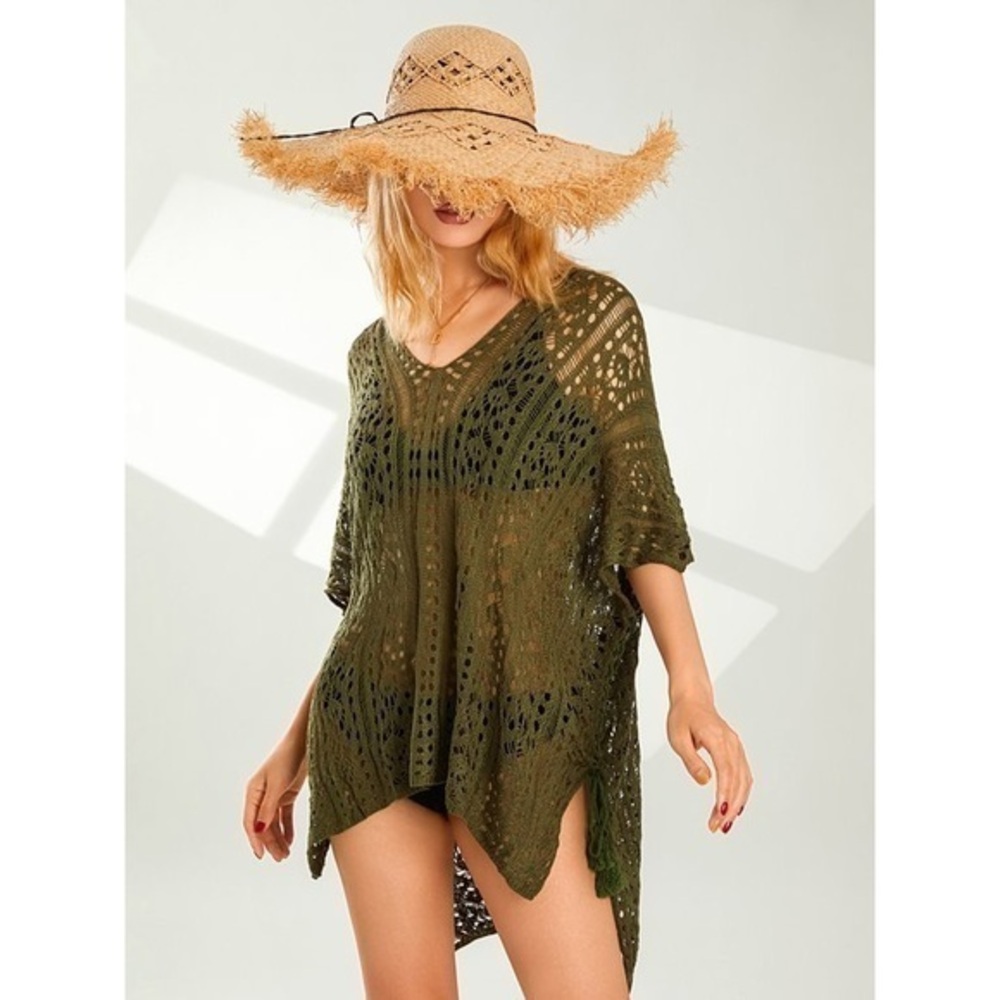 Women’s Bathing Suit Cover Up for Beach Pool Swimwear Crochet Dress
